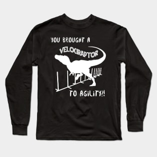 Velociraptor Agility - white Long Sleeve T-Shirt